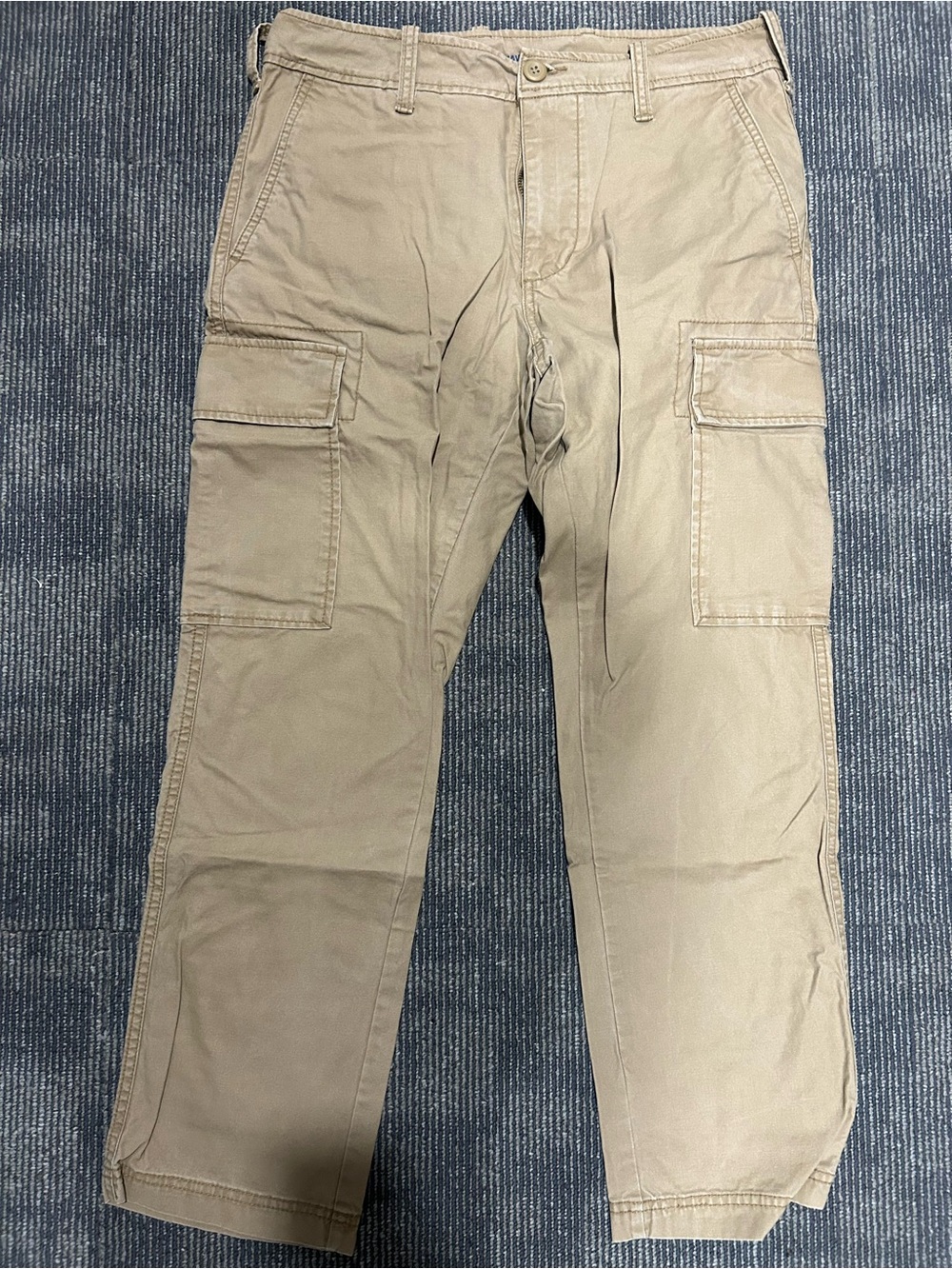 Old Navy Tan Cargo Pants with Multiple Pockets